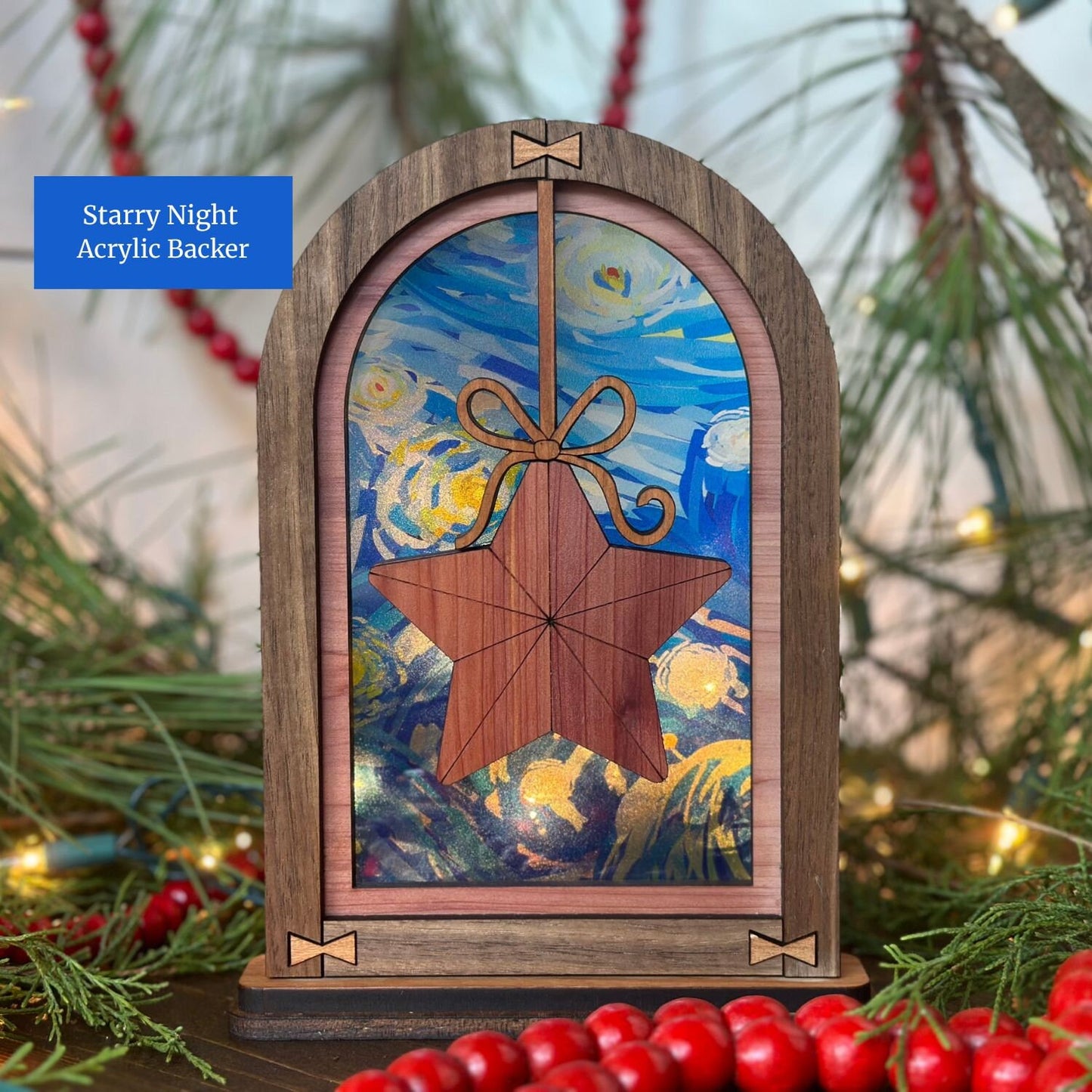 Christmas Star Decor Christmas Star Mantel Decor Christmas Star Table Decor Christmas Star Shelf Sitter Wood Christmas Star