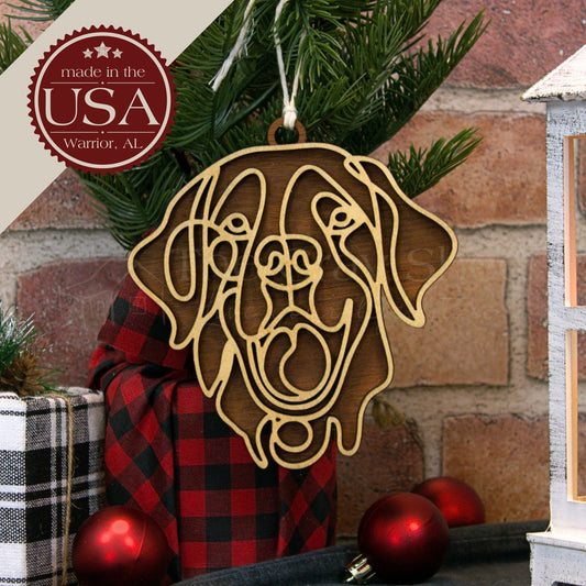 Santa Paws Christmas Ornament