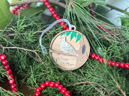 Memorial Ornament | Dove I Am Always with You | Hand finished wood gift